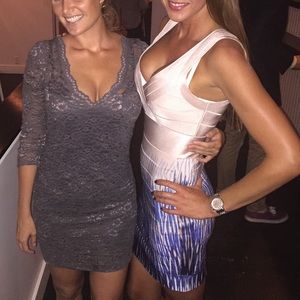 Worn once French Connection bandage dress size 6